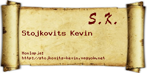 Stojkovits Kevin névjegykártya